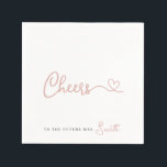 Minimalistische Rozen voor de toekomstige mevrouw. Servet<br><div class="desc">Eenvoudige schatjes voor de Toekomst Mrs. Gepersonaliseerde luiers met een stijlvol modern design. U kunt de sjabloon met de toekomstige bruidachternaam gemakkelijk aanpassen. Voel vrij om verdere veranderingen in dit ontwerp aan te brengen door te selecteren "geef met ontwerphulpmiddel uit".</div>