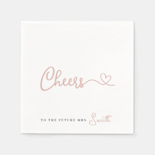 Minimalistische Rozen voor de toekomstige mevrouw. Servet