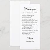 Minimalistische RSVP-kaart – Elegante huwelijksuit (Voorkant / Achterkant)