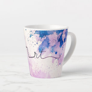 Minimalistische RT-design Inhalatietherapie geïn Latte Mok