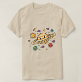 Minimalistische ruimte esthetische sterrenstelsel  t-shirt