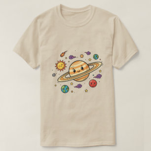 Minimalistische ruimte esthetische sterrenstelsel  t-shirt