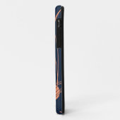 Minimalistische ruimte-orbitaal iPhone 11 hoesje (Achterkant/links)