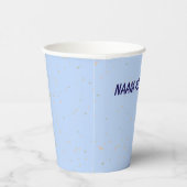 Minimalistische Ruimtevaart Beker met Naamveld - (Rechts)