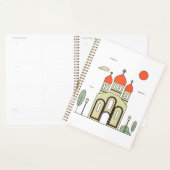Minimalistische Russisch-Orthodoxe Kerk Planner (Display)