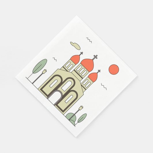 Minimalistische Russisch-Orthodoxe Kerk Servet (Hoek)