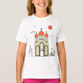Minimalistische Russisch-Orthodoxe Kerk T-shirt (Voorkant)
