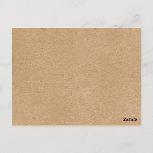 Minimalistische Rustieke Bewaar de Datum Definitie Briefkaart (Achterkant)