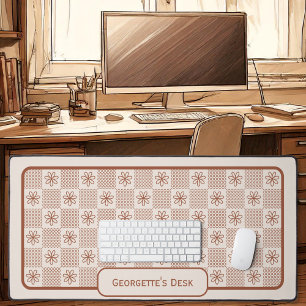 Minimalistische rustieke bloemen - Gecontroleerd o Bureaumat