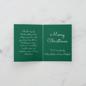 Minimalistische rustieke dennenkrans botanisch feestdagen kaart (Binnen)