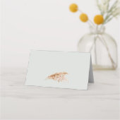 Minimalistische rustieke pampas gras bruiloft plaa plaatskaartje (Achterkant)