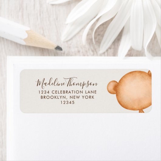 Minimalistische Rustige Beer Elegant Script Typogr Etiket (Insitu)