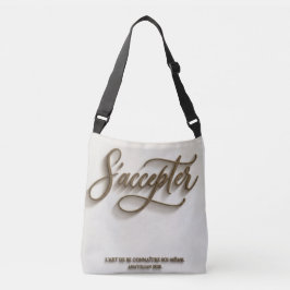 Minimalistische "S'accepter" boodschappentas Crossbody Tas