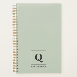Minimalistische Sage Green 2026 Planner