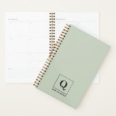 Minimalistische Sage Green 2026 Planner (Display)
