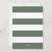 Minimalistische Sage Green Foto Vrolijk Kerstfeest Feestdagenkaart (Achterkant)