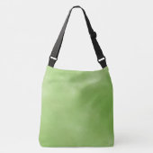 Minimalistische Sage Green Gradient Texture Canvas Crossbody Tas (Voorkant)
