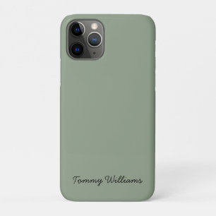 Minimalistische Sage Green Professional Eenvoudig Case-Mate iPhone Case