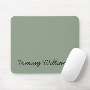 Minimalistische Sage Green Professional Eenvoudig Muismat