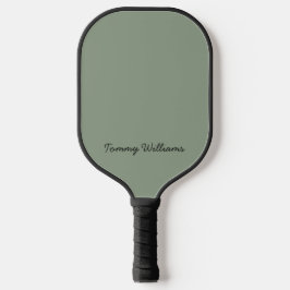 Minimalistische Sage Green Professional Eenvoudig Pickleball Paddle