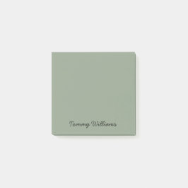 Minimalistische Sage Green Professional Eenvoudig Post-it® Notes