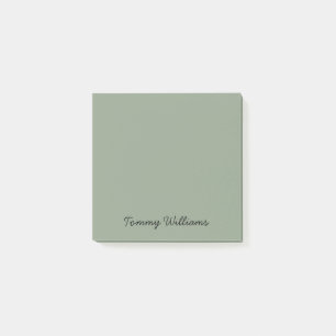 Minimalistische Sage Green Professional Eenvoudig Post-it® Notes