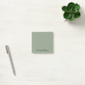 Minimalistische Sage Green Professional Eenvoudig Post-it® Notes (Kantoor)
