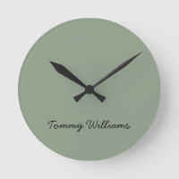 Minimalistische Sage Green Professional Eenvoudig