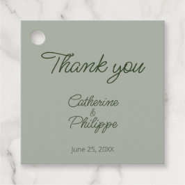 Minimalistische Sage Green Wedding Favoriete Label