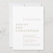 Minimalistische Sage Groene Geïsoleerde Namen Brui Kaart (Voorkant)