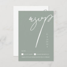 Minimalistische Sage Groene Script Typografie Brui