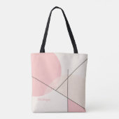 Minimalistische Sakura – Chic & Aanpasbare Tote Ta Bag (Achterkant)