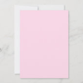 Minimalistische Sakura-kersbloesem Bruiloft Kaart (Achterkant)