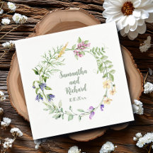 Minimalistische salie bloemenkrans bruiloft