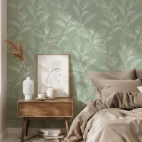 Minimalistische salie botanische elegantie
