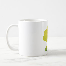 Minimalistische saliegroene boom klassieke mok