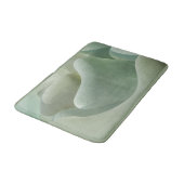 Minimalistische saliegroene zee glas abstracte tex badmat (Gekanteld)