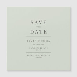 Minimalistische Save the Date Bleke Salie
