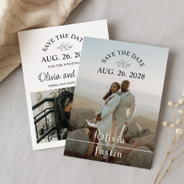 Minimalistische Save the Date  Kaart