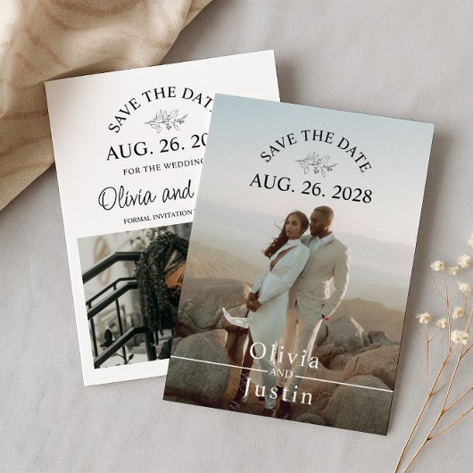 Minimalistische Save the Date  Kaart