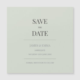 Minimalistische Save the Date kaart | Bleek salieg
