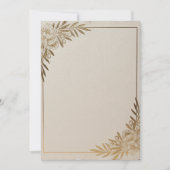 Minimalistische Save the Date Kaart | Elegante Bot (Voorkant)