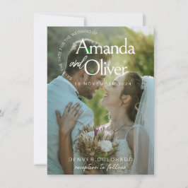 Minimalistische Save the Date Uitnodiging Template