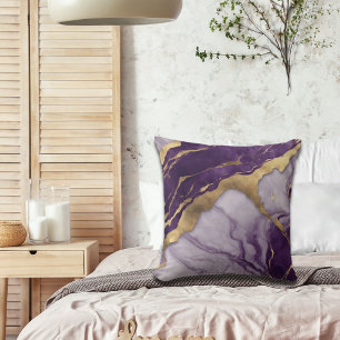 Minimalistische Scandinavische Chic Lila Paarse Ma Kussen
