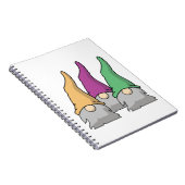 Minimalistische Scandinavische gnomen Notitieboek (Rechterzijde)