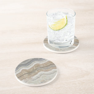 minimalistische Scandinavische graniet bruine grij Zandsteen Onderzetter