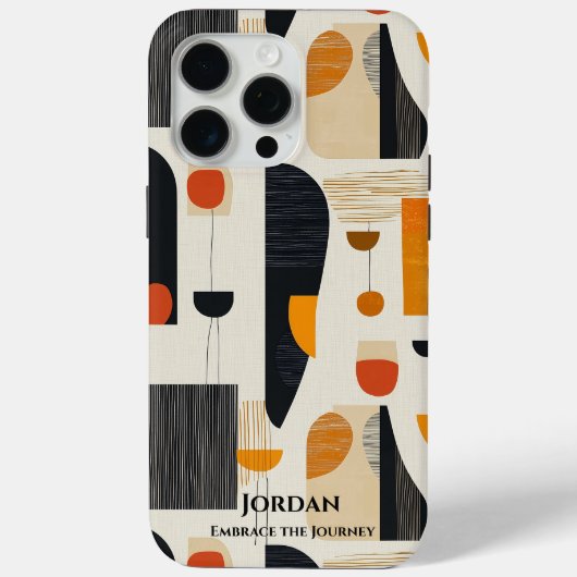 Minimalistische Scandinavische Harmonie – geometri Case-Mate iPhone Case (Achterkant)