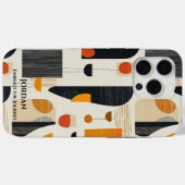 Minimalistische Scandinavische Harmonie – geometri Case-Mate iPhone Case (Achterkant (horizontaal))