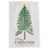 Minimalistische Scandinavische kerstboom Medium Cadeauzakje (Voorkant)