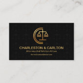 Minimalistische schalen van de wet op de rechterli visitekaartje (Voorkant)